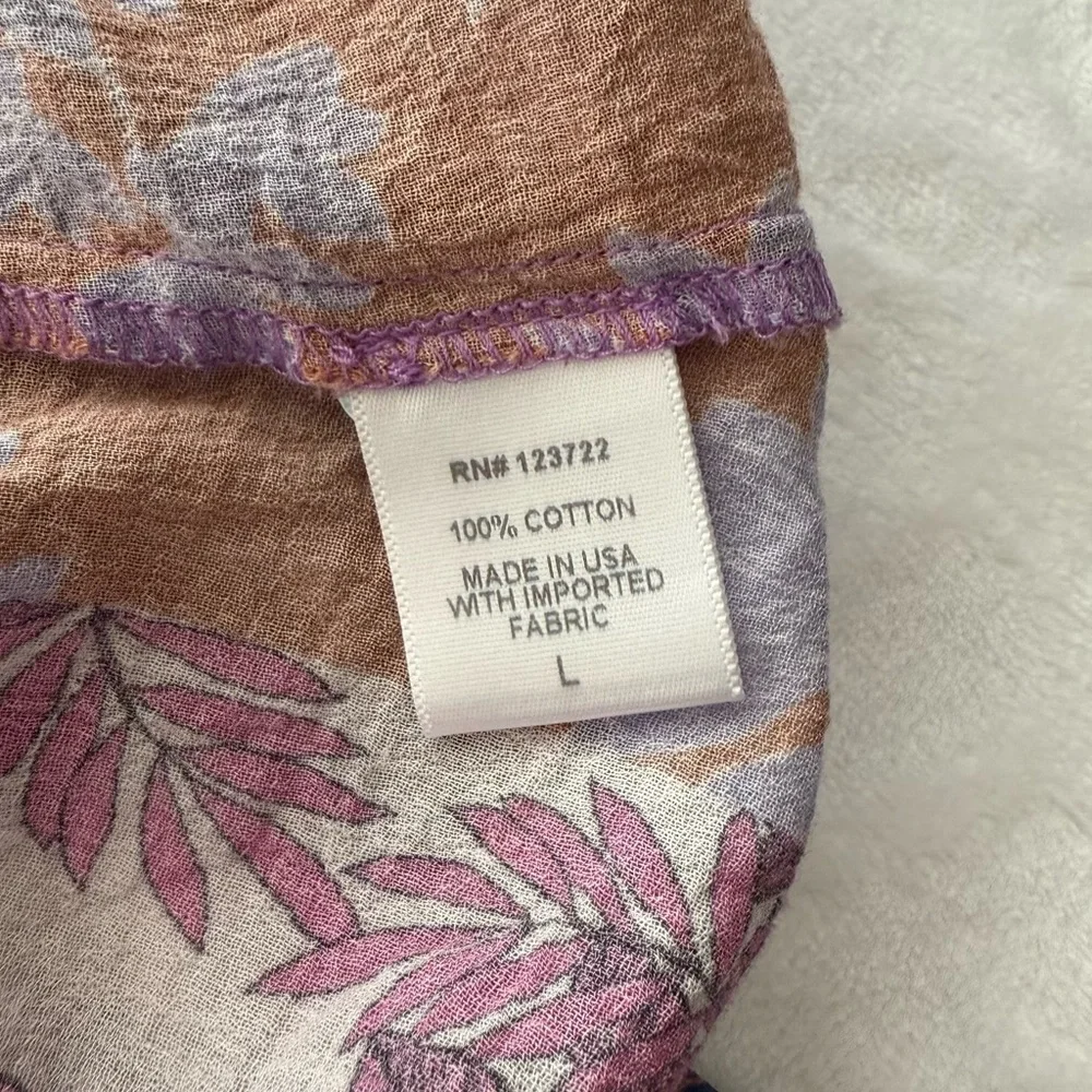 XiRENA Multicolor Floral A-Line Maxi Skirt - Pink, Blue, Purple, Orange - Picture 9 of 12